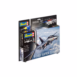 Revell Modelst F-14d Super Tomcat, Modèle réduit d’aéronef à aile fixe, Kit de montage, 1:72, Grumman F-14D Super Tomcat, Ava ...