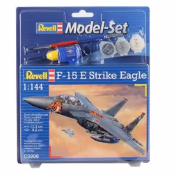 Revell Modelst F-15e Eagle, Modèle réduit d’aéronef à aile fixe, Kit de montage, 1:144, McDonnell Douglas F-15E Strike Eagle, ...