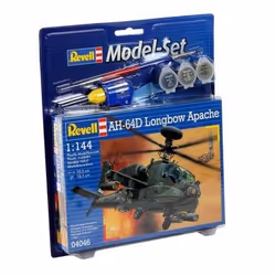 Revell Modelst Ah-64d Longbow Apache, Modèle réduit de giravion, Kit de montage, 1:144, Boeing AH-64 Apache, Plastique, Gulf  ...