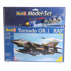 Revell MODEL SET TORNADO GR.1 RAF, Modèle réduit d’aéronef à aile fixe, Kit de montage, 1:72, Panavia Tornado, Plastique, Pro