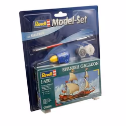 Revell Modelst Gallion Espagnol, Modèle réduit de navire de croisière, Kit de montage, 1:450, Galleon, Plastique, Débutant