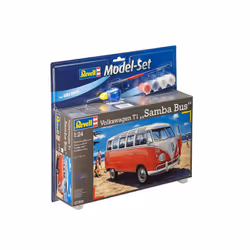 Revell Model Set Volkswagen T1 Samba Bus Modèle de fourgon Kit de montage 1:24
