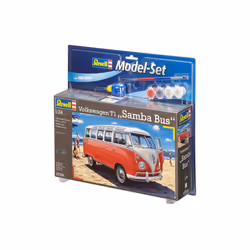 Revell Model Set Volkswagen T1 Samba Bus Modèle de fourgon Kit de montage 1:24