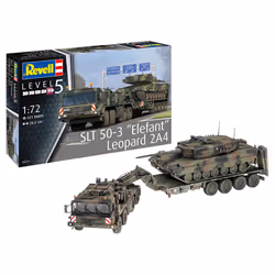 Revell SLT 50-3 "Elefant" + Leopard 2A4 Tank model Kit de montage 1:72