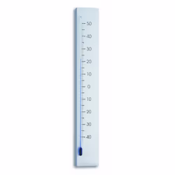 TFA-Dostmann 12.2033, Thermomètre liquide, Intérieur &amp; extérieur, Argent, Aluminium, Mur, Rectangulaire