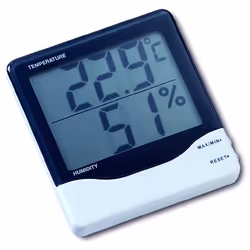 TFA-Dostmann 30.5002, Noir, Blanc, 10 - 99%, -10 - 60 °C, -14 - 140 °F, 1.5 V AA, 171 g