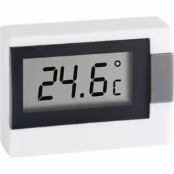 Informations techniques Alimentation en tension station : pile bouton LR44 (fournie) Couleur du boîtier (détails) : blanc, gr ...