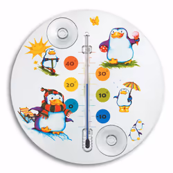 TFA-Dostmann 14.6016.20, Thermomètre liquide, Intérieure, Analogique, Blanc, Plastique, fenêtre