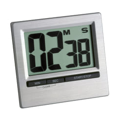 TFA-Dostmann 38.2013.54 Minuteur de ménage Minuteur numérique de cuisine Argent