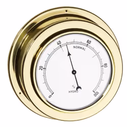 TFA-Dostmann 44.1009, Thermomètre électrique, Intérieure, Analogique, Or, Blanc, Laiton, Mur