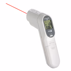 TFA-Dostmann SCANTEMP 410, Thermomètre infrarouge, Intérieur &amp; extérieur, Numérique, Gris, Blanc, Plastique, Poche