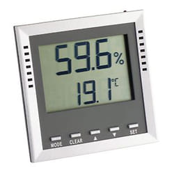 TFA-Dostmann 30.5010 hygromètre et psychromètre Intérieure Hygromètre électronique Gris, Argent