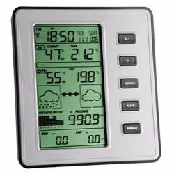TFA-Dostmann 35.1077, Argent, 10 - 99%, 0 - 60 °C, 32 - 140 °F, -40 - 65 °C, -40 - 149 °F