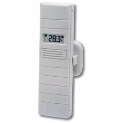 TFA-Dostmann 30.3155.WD, Thermomètre électrique, Extérieure, Numérique, Blanc, Plastique, Table, Mur