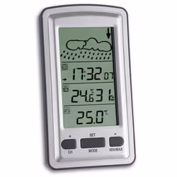 TFA-Dostmann 35.1079, Argent, 20 - 99%, -10 - 60 °C, 14 - 140 °F, -40 - 65 °C, -40 - 149 °F