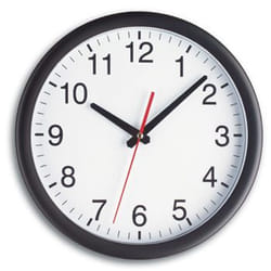 TFA-Dostmann 98.1077 wall/table clock Quartz clock Rond Noir, Blanc