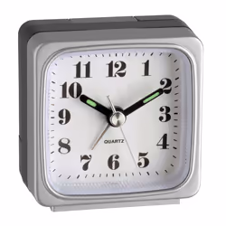 TFA-Dostmann 98.1079, Réveil à quartz, Carré, Plastique, 12h, Analogique, Batterie