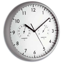 TFA-Dostmann 98.1072 Horloge murale et de table Horloge à quartz Rond Argent
