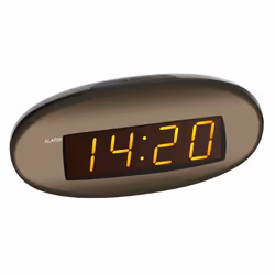 TFA-Dostmann 60.2005, Réveil à quartz, Marron, Plastique, 12/24h, Batterie, 9 V