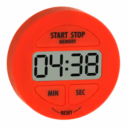 TFA-Dostmann 38.2022, Rouge, Numérique, Boutons, Plastique, 55 mm, 55 mm
