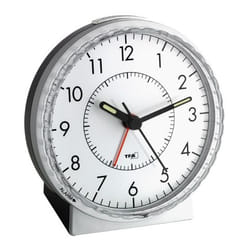TFA-Dostmann 60.1010 réveille-matin Réveil numérique Noir, Argent