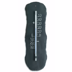 TFA-Dostmann 12.5012, Thermomètre liquide, Extérieure, Analogique, Argent, Métal, Mur