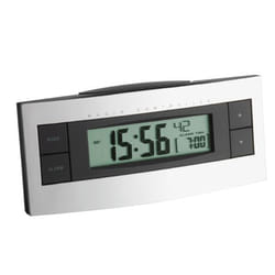 TFA-Dostmann 60.2511 réveille-matin Réveil numérique Noir, Argent