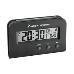 TFA-Dostmann 60.2513.01 réveille-matin Réveil numérique Noir