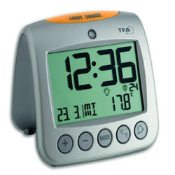 TFA-Dostmann 60.2514 réveille-matin Réveil numérique Argent