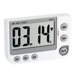 TFA-Dostmann 38.2024 Minuteur de ménage Minuteur numérique de cuisine Blanc