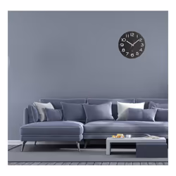 TFA-Dostmann 60.3509 wall/table clock Mur Rond Noir