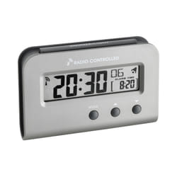 TFA-Dostmann 60.2513.54 réveille-matin Réveil numérique Argent