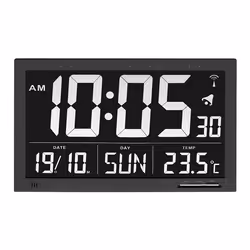 TFA-Dostmann 60.4505, Réveil numérique, Noir, AA, 368 mm, 230 mm, 29 mm