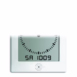 TFA-Dostmann 60.4506 Horloge murale et de table Horloge numérique Rectangle Blanc