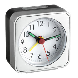 TFA-Dostmann 60.1019 réveille-matin Réveil à quartz Blanc