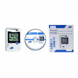TFA-Dostmann LOG20, Thermomètre électrique, Intérieure, Numérique, Blanc, Plastique, Mur