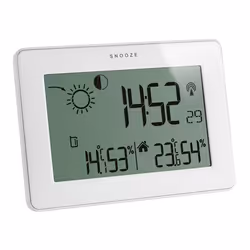TFA-Dostmann Slim Touch, Blanc, Hygromètre d'intérieur, Thermomètre d'intérieur, Baromètre d'extérieur, Hygromètre..., hygrom ...