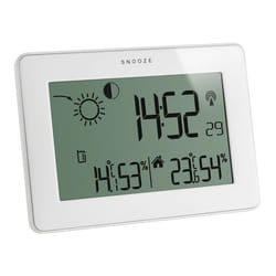 TFA-Dostmann Slim Touch Blanc LCD Batterie