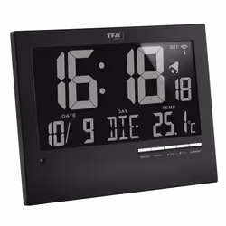 TFA-Dostmann 60.010220, Noir, Thermomètre d'intérieur, thermomètre, Plastique, -10 - 50 °C, F, °C