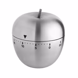TFA-Dostmann 38.1030.54, Minuteur mécanique de cuisine, Acier inoxydable, 60 min, Acier inoxydable, 62 mm, 71 mm