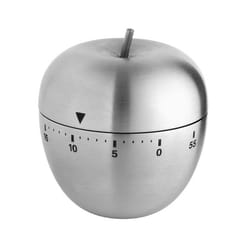 TFA-Dostmann 38.1030.54 Minuteur de ménage Minuteur mécanique de cuisine Acier inoxydable