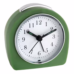 TFA-Dostmann Elektronischer Wecker grün, Réveil à quartz, Vert, Plastique, Analogique, Batterie, AA