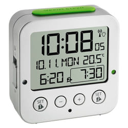 TFA-Dostmann 60.2528.54 réveille-matin Argent