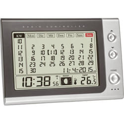 Tfa Dostmann - 60.2529.54 radiopiloté(e) Réveil anthracite, argent Heures de réveil 1