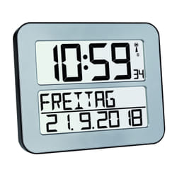 TFA-Dostmann 60.4512.54 réveille-matin Réveil numérique Argent