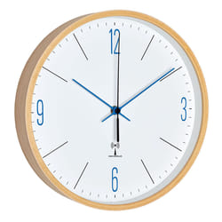 TFA-Dostmann 60.3524.06 Horloge murale et de table Rond Bleu, Marron, Blanc