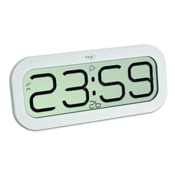 TFA-Dostmann 60.4514 Horloge numérique Ovale Blanc