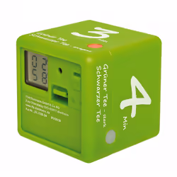TFA-Dostmann CUBE TIMER Minuteur numérique de cuisine Vert, Blanc