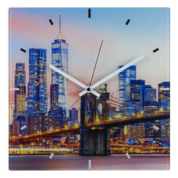 TFA-Dostmann New York Mur Rectangle Multicolore