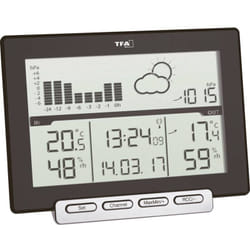 Tfa Dostmann - Meteo Sens 35.1139.01 Station météo radiopilotée Prévisions météorologiques 12 à 24 heures Nombre de capte